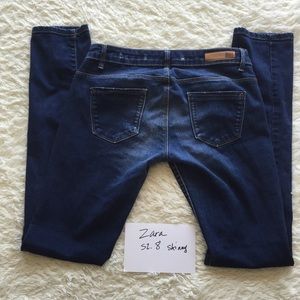ZARA skinny dark wash jeans
